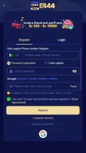 E444 Game APK Download in Pakistan: Register, Bonus & Latest Games 1