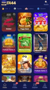 E444 Game APK Download in Pakistan: Register, Bonus & Latest Games 4