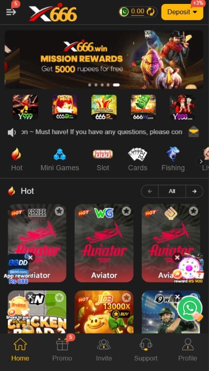 x666-game-home-screen
